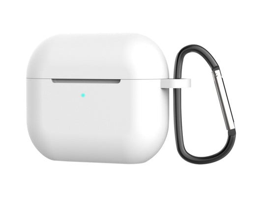 Capa protetora de silicone para auriculares Techancy, KC2118, compatível com AirPods Pro 2.ª geração, Branco