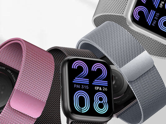 Techancy Faixa Metálica Magnética Rosa  KC2123, Faixa De Substituição, Compatível Com Apple Watch Series: 38mm/40mm/41mm,